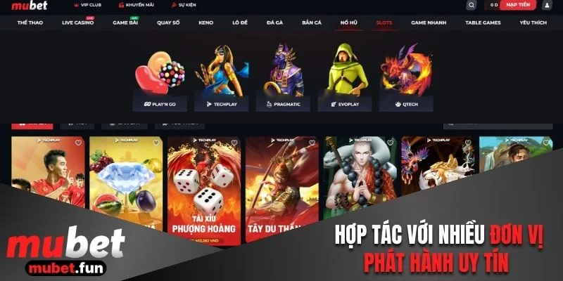 Hợp tác với 10+ đơn vị phát hành uy tín, chất lượng