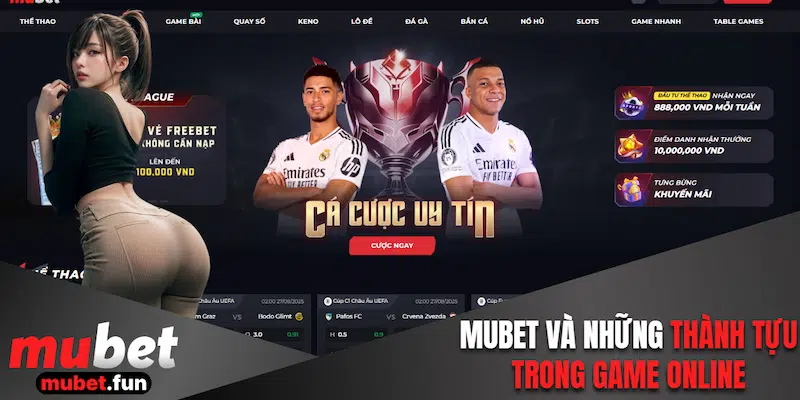 Mubet và những thành tựu trong lĩnh vực game online